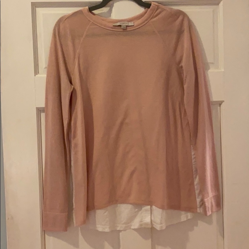 LOFT Mixed Media Sweater